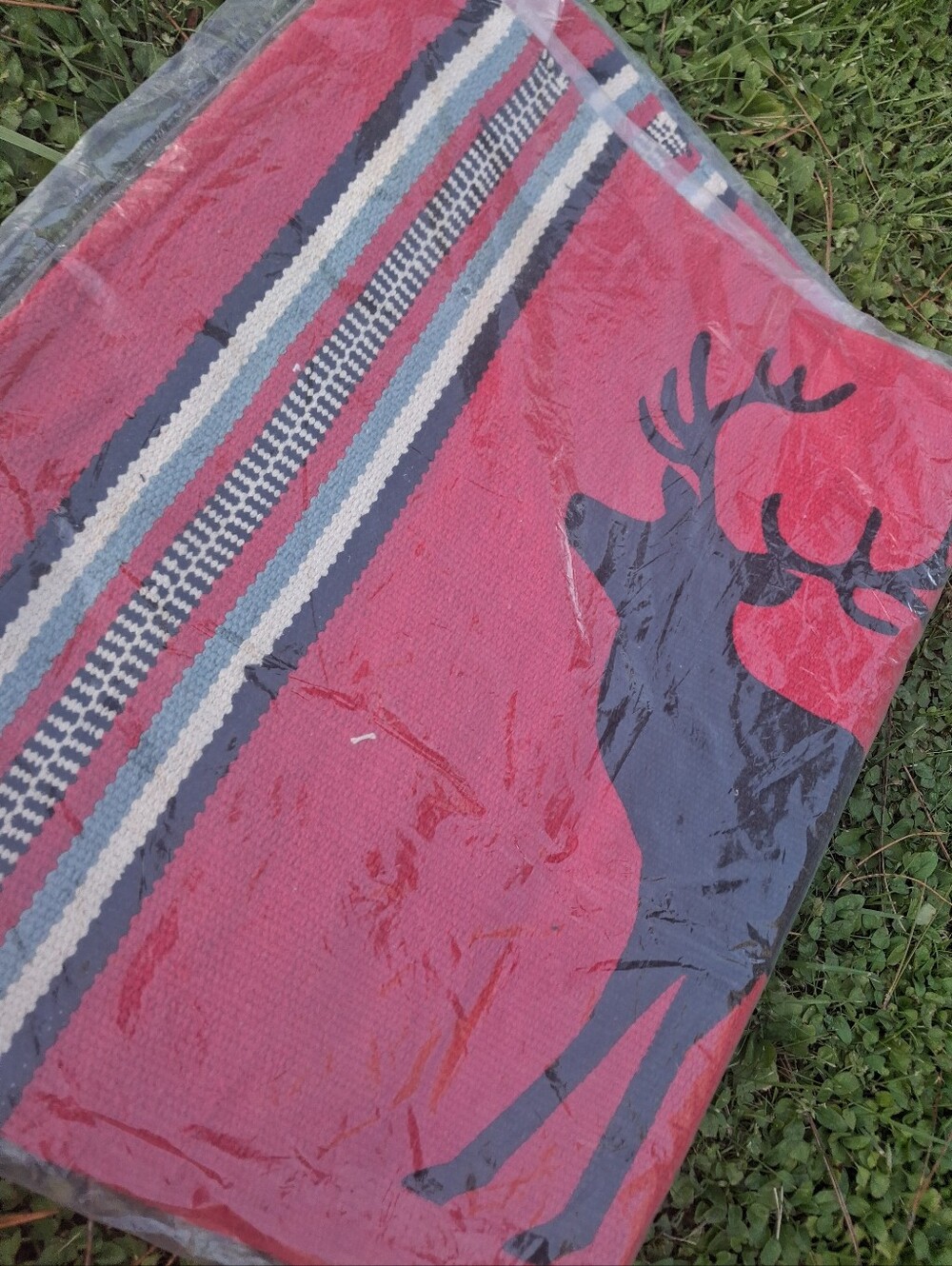 Rustic 100% Cotton Rug - Picture 5 of 7